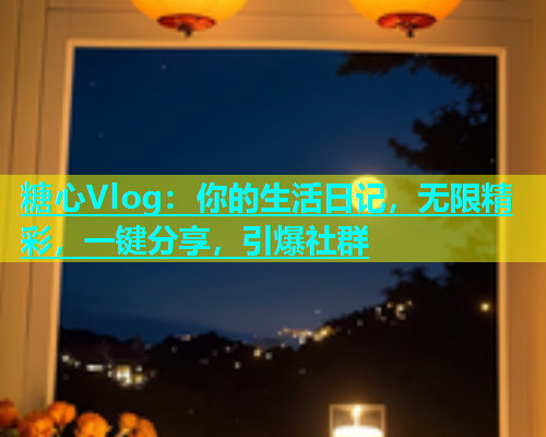 糖心Vlog：你的生活日记，无限精彩，一键分享，引爆社群