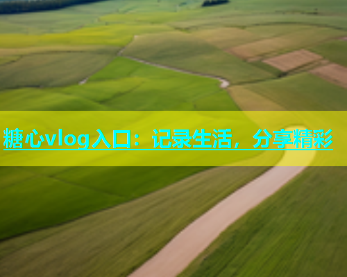 糖心vlog入口：记录生活，分享精彩