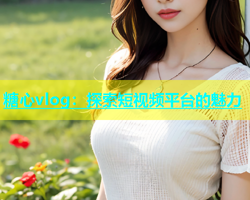糖心vlog：探索短视频平台的魅力