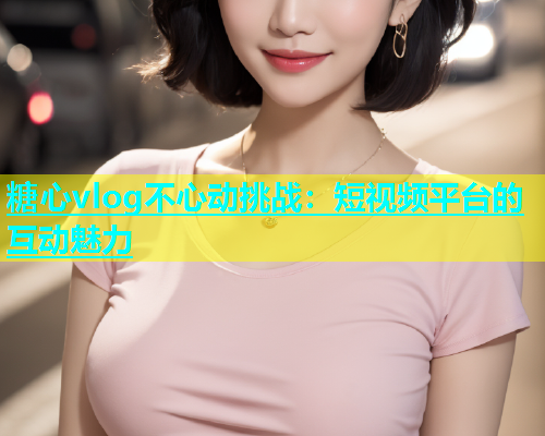 糖心vlog不心动挑战：短视频平台的互动魅力