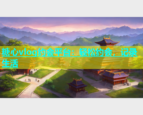 糖心vlog约会平台：轻松约会，记录生活  第2张