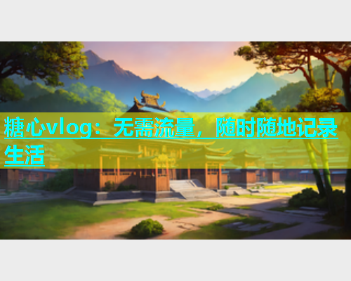 糖心vlog：无需流量，随时随地记录生活  第2张