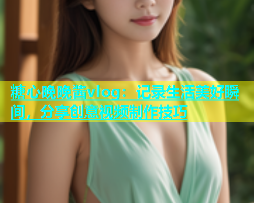 糖心晚晚酱vlog：记录生活美好瞬间，分享创意视频制作技巧