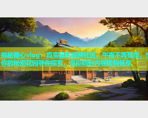 揭秘糖心vlog：真实福利视频社区，午夜不再孤单，懂你的秘密花园等你探索，海量精彩内容即刻畅享  第1张