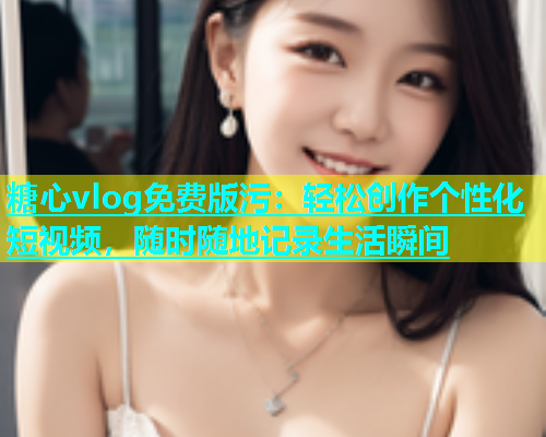 糖心vlog免费版污：轻松创作个性化短视频，随时随地记录生活瞬间