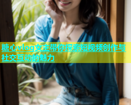 糖心vlog女主带你探索短视频创作与社交互动的魅力  第1张