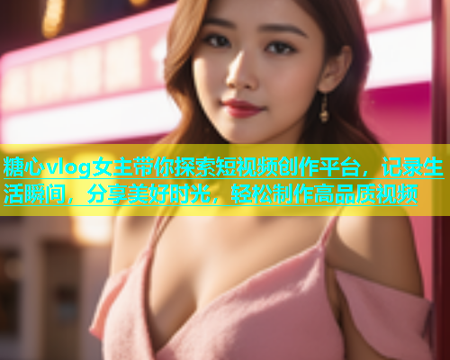 糖心vlog女主带你探索短视频创作平台，记录生活瞬间，分享美好时光，轻松制作高品质视频