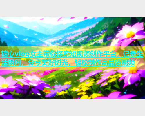糖心vlog女主带你探索短视频创作平台，记录生活瞬间，分享美好时光，轻松制作高品质视频  第2张