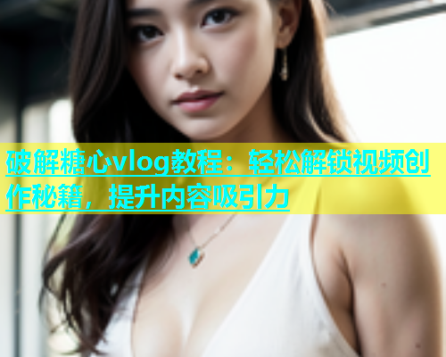 破解糖心vlog教程：轻松解锁视频创作秘籍，提升内容吸引力