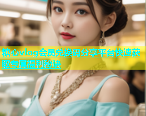糖心vlog会员兑换码分享平台快速获取专属福利秘诀  第2张